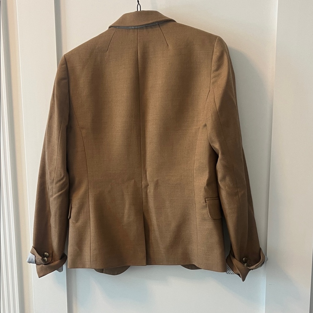J. Crew Factory Camel Brown Women's Blazer - Picture 2 of 3